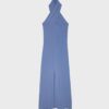 Rückenfreies Midi-Kleid mit Neckholder