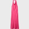 Rückenfreies Midi-Kleid mit Neckholder Rückenfreies Midi-Kleid mit Neckholder