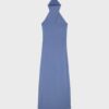 Rückenfreies Midi-Kleid mit Neckholder
