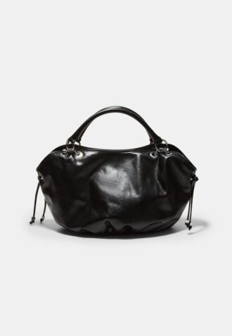 Runde Shopper-Tasche mit Metalldetails