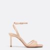 Sandalen mit Mesh-Stilettoabsatz