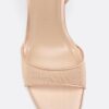 Sandalen mit Mesh-Stilettoabsatz