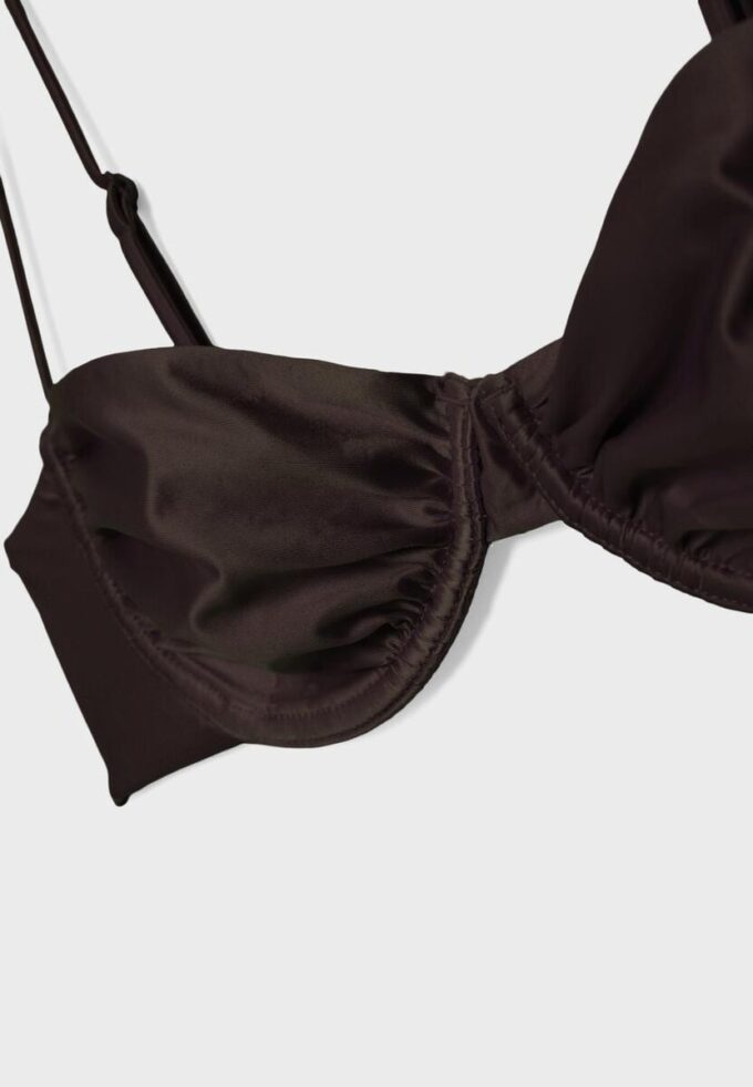 Satin-Balconette-Bikini-Oberteil Satin-Balconette-Bikini-Oberteil