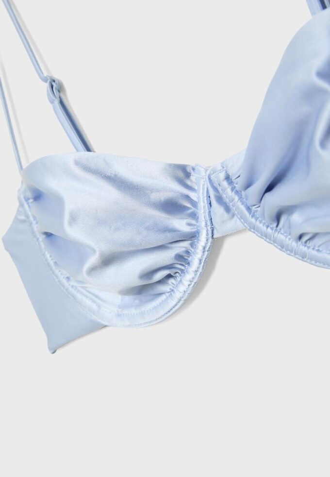 Satin-Balconette-Bikini-Oberteil Satin-Balconette-Bikini-Oberteil