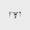 Satin-Bikinihose mit Print Satin-Bikinihose mit Print