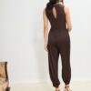 Satin-Halter-Jumpsuit Satin-Halter-Jumpsuit