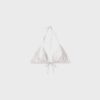 Satin-Triangel-Bikini-Oberteil