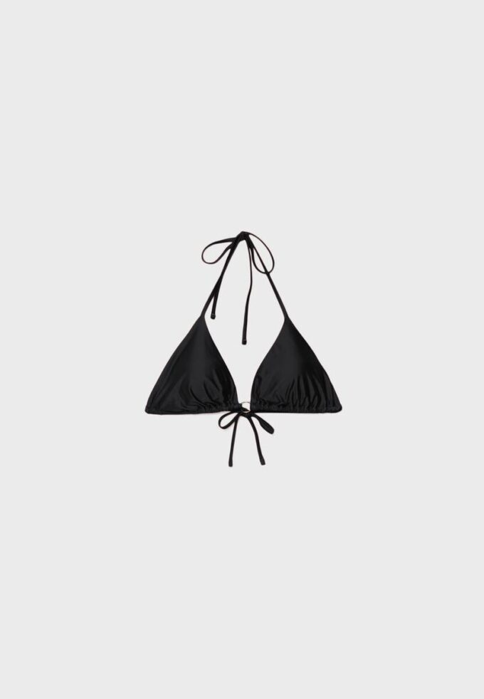 Satin-Triangel-Bikini-Oberteil Satin-Triangel-Bikini-Oberteil