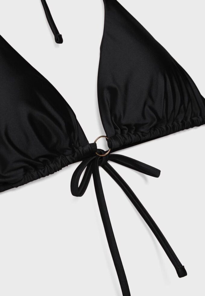 Satin-Triangel-Bikini-Oberteil Satin-Triangel-Bikini-Oberteil