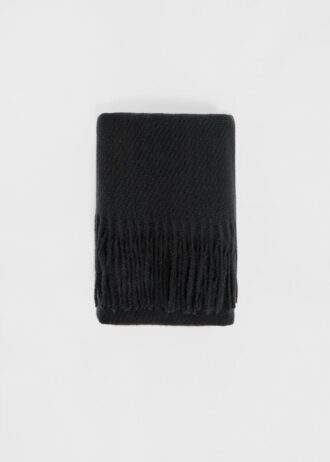 Schal aus gebürstetem Garn