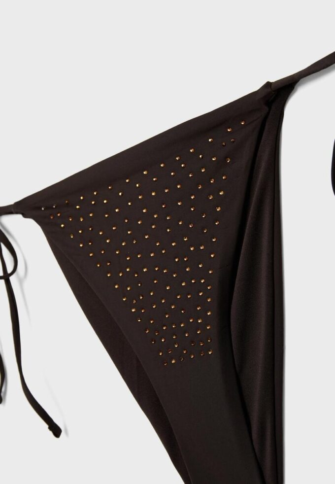 Schimmernde brasilianische Bikinihose Schimmernde brasilianische Bikinihose