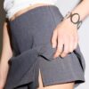Skort mit Seitenschlitz