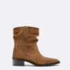 Slouchy Cowboy-Stiefeletten aus Leder
