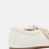 Sneaker-Ballerinas mit Schleife