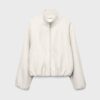 Soft Touch-Bomberjacke im Ballon-Stil