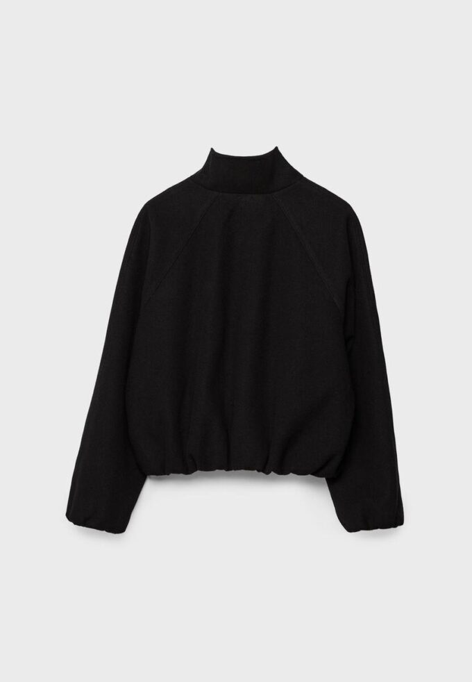 Soft Touch-Bomberjacke im Ballon-Stil Soft Touch-Bomberjacke im Ballon-Stil