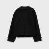 Soft Touch-Jacke mit Überkreuzverschluss und hohem Kragen Soft Touch-Jacke mit Überkreuzverschluss und hohem Kragen
