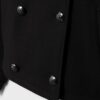 Soft Touch-Jacke mit Überkreuzverschluss und hohem Kragen Soft Touch-Jacke mit Überkreuzverschluss und hohem Kragen