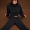 Soft Touch-Jogginghose mit geradem Bein und Biesen Soft Touch-Jogginghose mit geradem Bein und Biesen