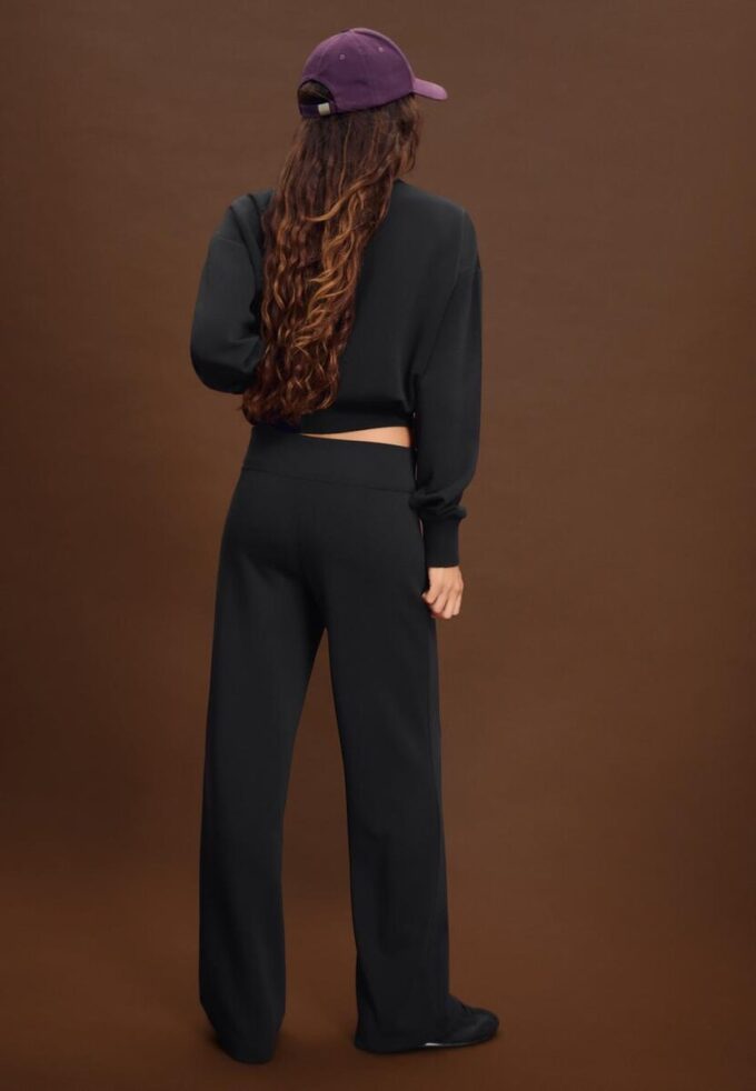 Soft Touch-Jogginghose mit geradem Bein und Biesen Soft Touch-Jogginghose mit geradem Bein und Biesen