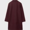 Soft Touch-Midi-Mantel mit Knopfleiste Soft Touch-Midi-Mantel mit Knopfleiste
