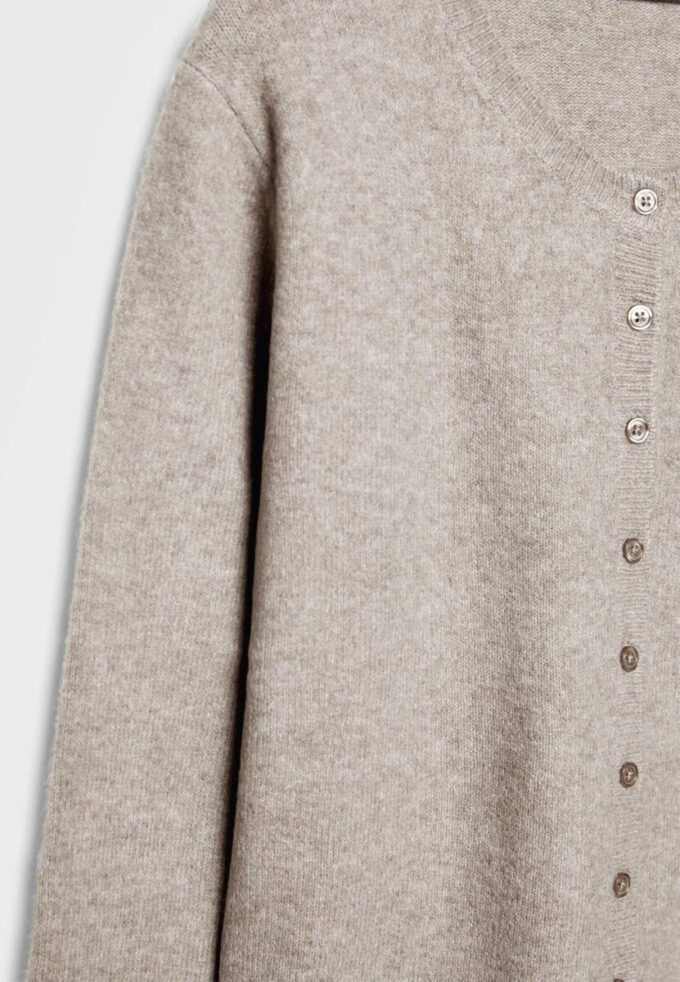 Soft Touch-Strickjacke mit Knöpfen Soft Touch-Strickjacke mit Knöpfen