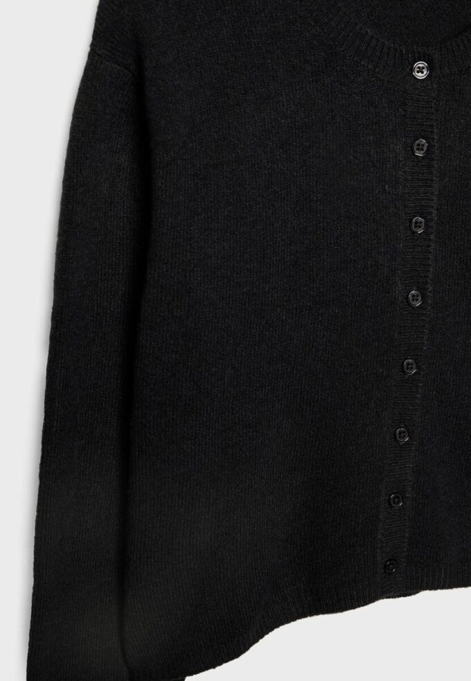 Soft Touch-Strickjacke mit Knöpfen Soft Touch-Strickjacke mit Knöpfen