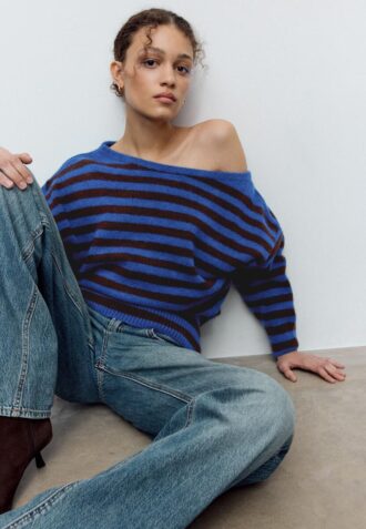 Soft Touch-Strickpullover mit U-Boot-Ausschnitt Soft Touch-Strickpullover mit U-Boot-Ausschnitt