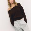 Soft Touch-Strickpullover mit U-Boot-Ausschnitt