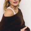 Soft Touch-Strickpullover mit U-Boot-Ausschnitt