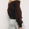 Soft Touch-Strickpullover mit U-Boot-Ausschnitt