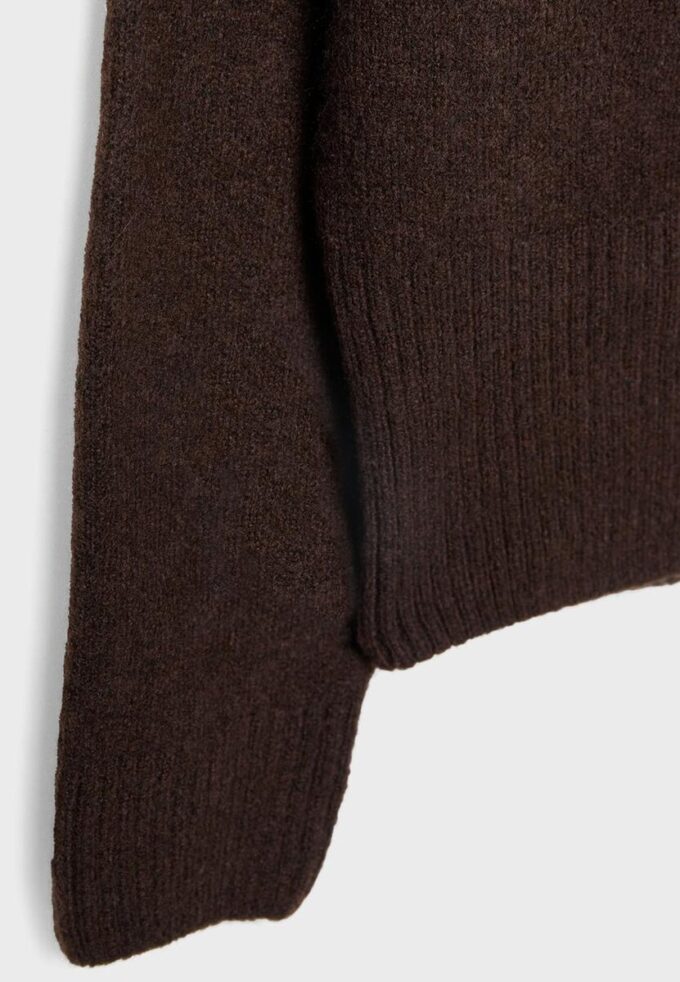 Soft Touch-Strickpullover mit U-Boot-Ausschnitt