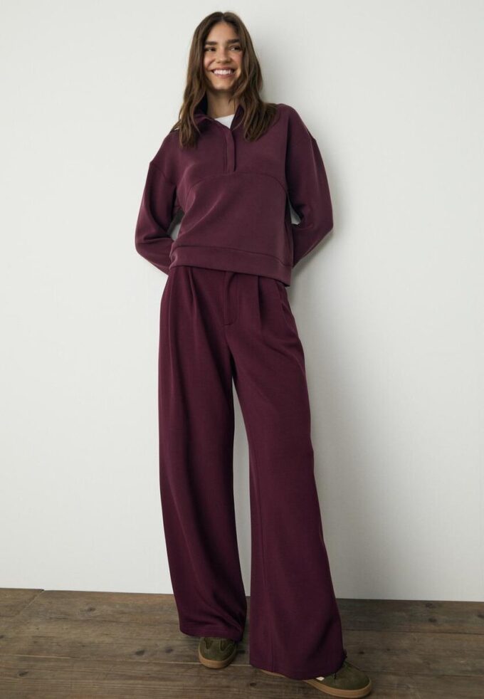 Soft Touch-Sweatshirt mit Reißverschluss Soft Touch-Sweatshirt mit Reißverschluss