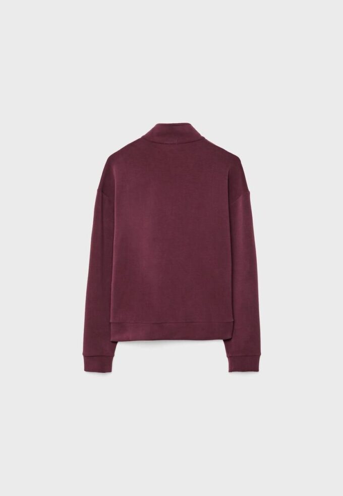 Soft Touch-Sweatshirt mit Reißverschluss Soft Touch-Sweatshirt mit Reißverschluss
