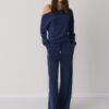 Soft Touch-Sweatshirt mit schulterfreiem Ausschnitt