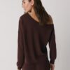 Soft Touch-Sweatshirt mit schulterfreiem Ausschnitt Soft Touch-Sweatshirt mit schulterfreiem Ausschnitt