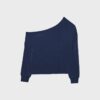 Soft Touch-Sweatshirt mit schulterfreiem Ausschnitt