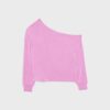 Soft Touch-Sweatshirt mit schulterfreiem Ausschnitt