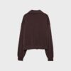 Soft Touch-Sweatshirt mit seitlichem Reißverschluss