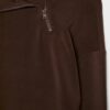 Soft Touch-Sweatshirt mit seitlichem Reißverschluss