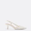 Strass-Mesh-Absatzschuhe mit Kitten-Heel Strass-Mesh-Absatzschuhe mit Kitten-Heel