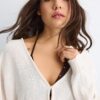 Strickjacke mit Fledermausärmeln Strickjacke mit Fledermausärmeln