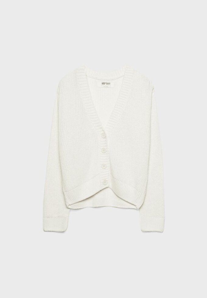 Strickjacke mit Knopfleiste Strickjacke mit Knopfleiste