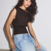 Strickoberteil mit Schärpe