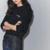 Strickpullover mit gepolsterten Schultern