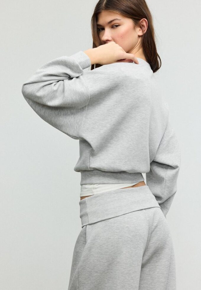 Sweatshirt mit Fledermausärmeln und Soft Touch-Griff Sweatshirt mit Fledermausärmeln und Soft Touch-Griff