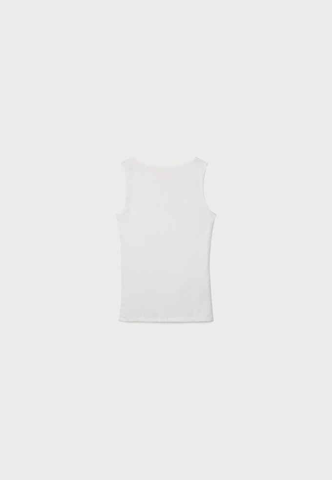 T-Shirt aus Polyamid mit breiten Trägern T-Shirt aus Polyamid mit breiten Trägern