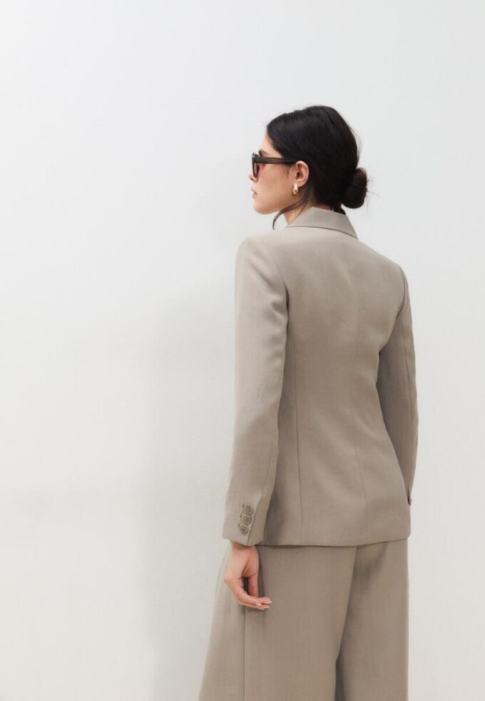 Taillierter 3-Knopf-Blazer