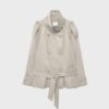 Trenchcoat mit hohem Kragen Trenchcoat mit hohem Kragen