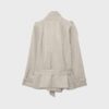 Trenchcoat mit hohem Kragen Trenchcoat mit hohem Kragen